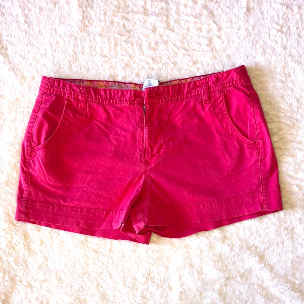 Pink shorts